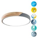 Näve LED Deckenleuchte Borneo | Grau