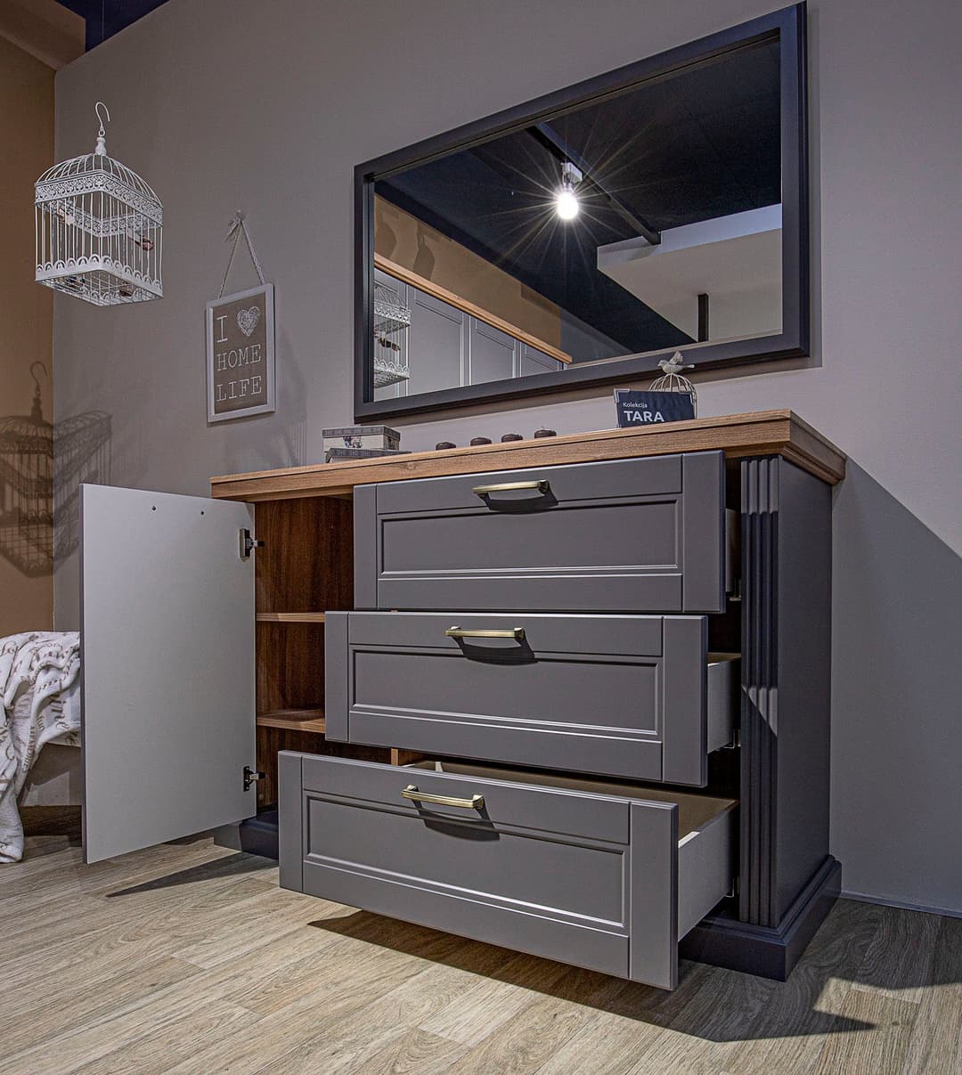 Sideboard Tara | Grau