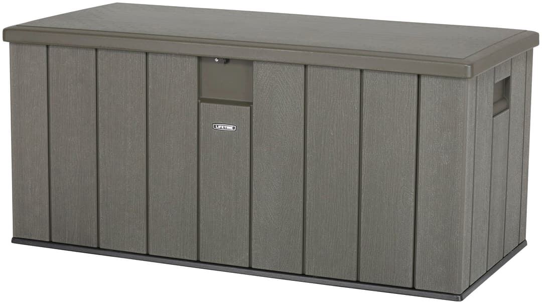 Lifetime Kissenbox Premium Wood | Grau