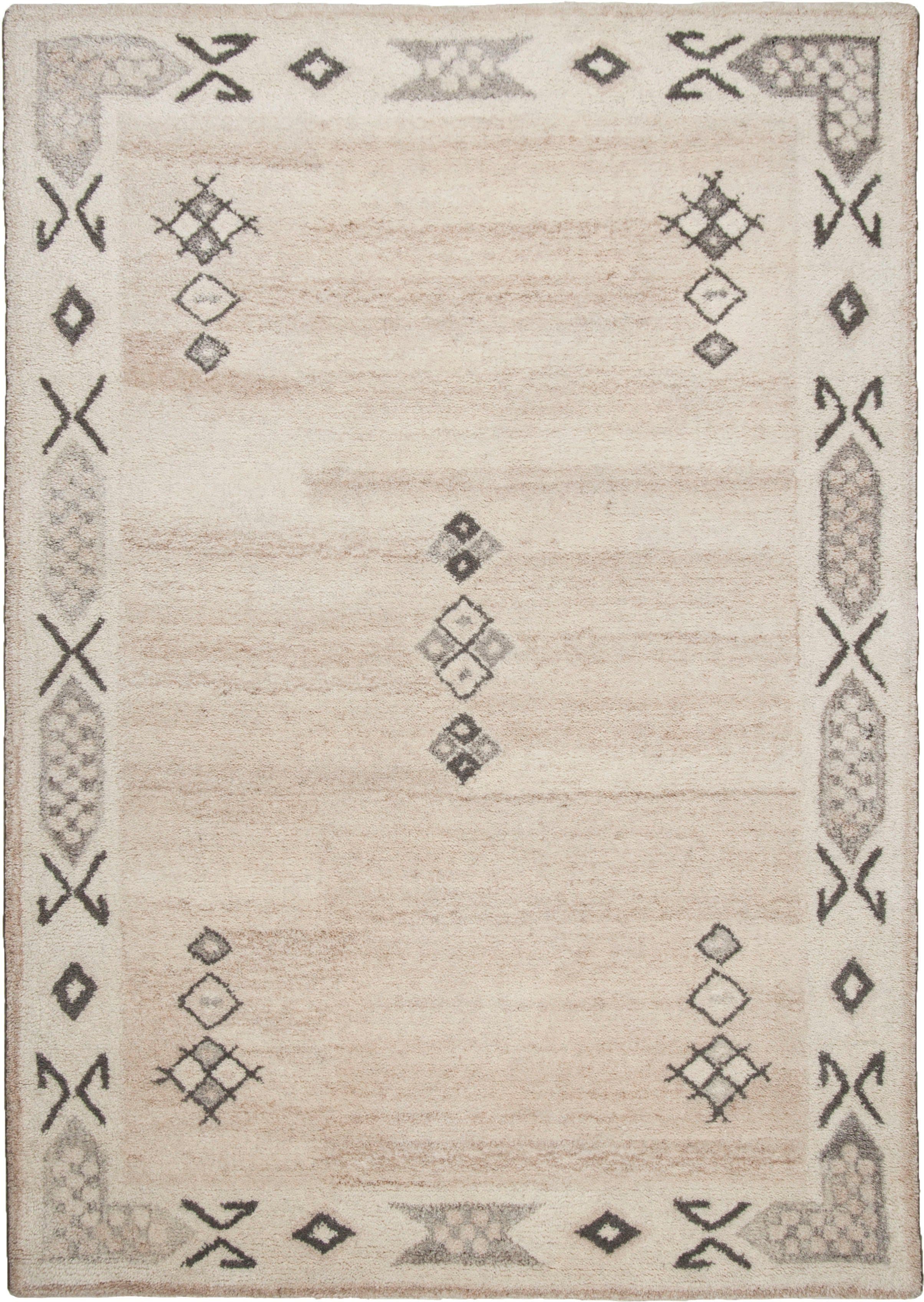 THEKO Royal Berber Wollteppich | Beige
