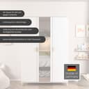 rauch Kleiderschrank FALUN | Weiß 2