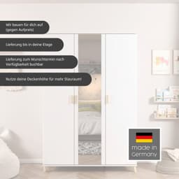 rauch Kleiderschrank FALUN | Weiß