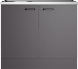 OPTIFIT Spülenschrank OPTImulti | Grau