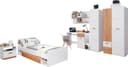 Ticaa Jugendzimmer-Set Lori | Weiß
