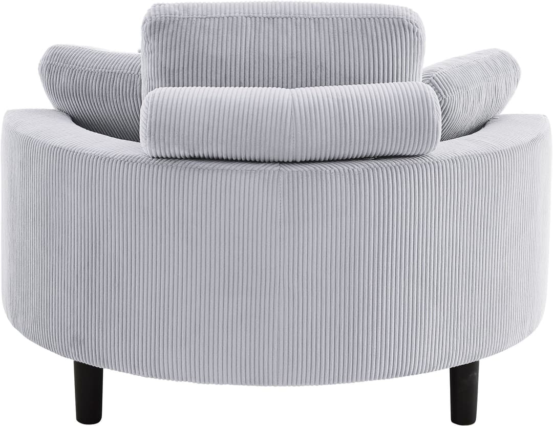 ATLANTIC home collection Loveseat Ravi | Grau