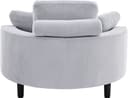ATLANTIC home collection Loveseat Ravi | Grau 4