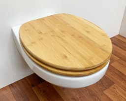 ADOB WC-Sitz Bambus dunkel | Braun