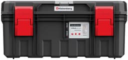 Prosperplast Werkzeugbox X BLOCK ALU LOG | Schwarz