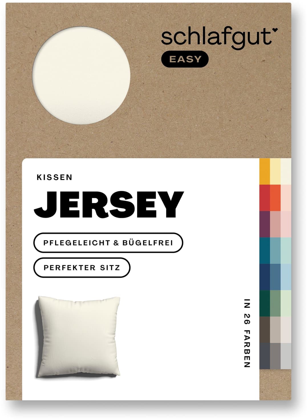 Schlafgut EASY JERSEY Kissenbezug | Gelb