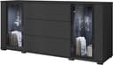home affaire Sideboard modernes Design | Schwarz 2