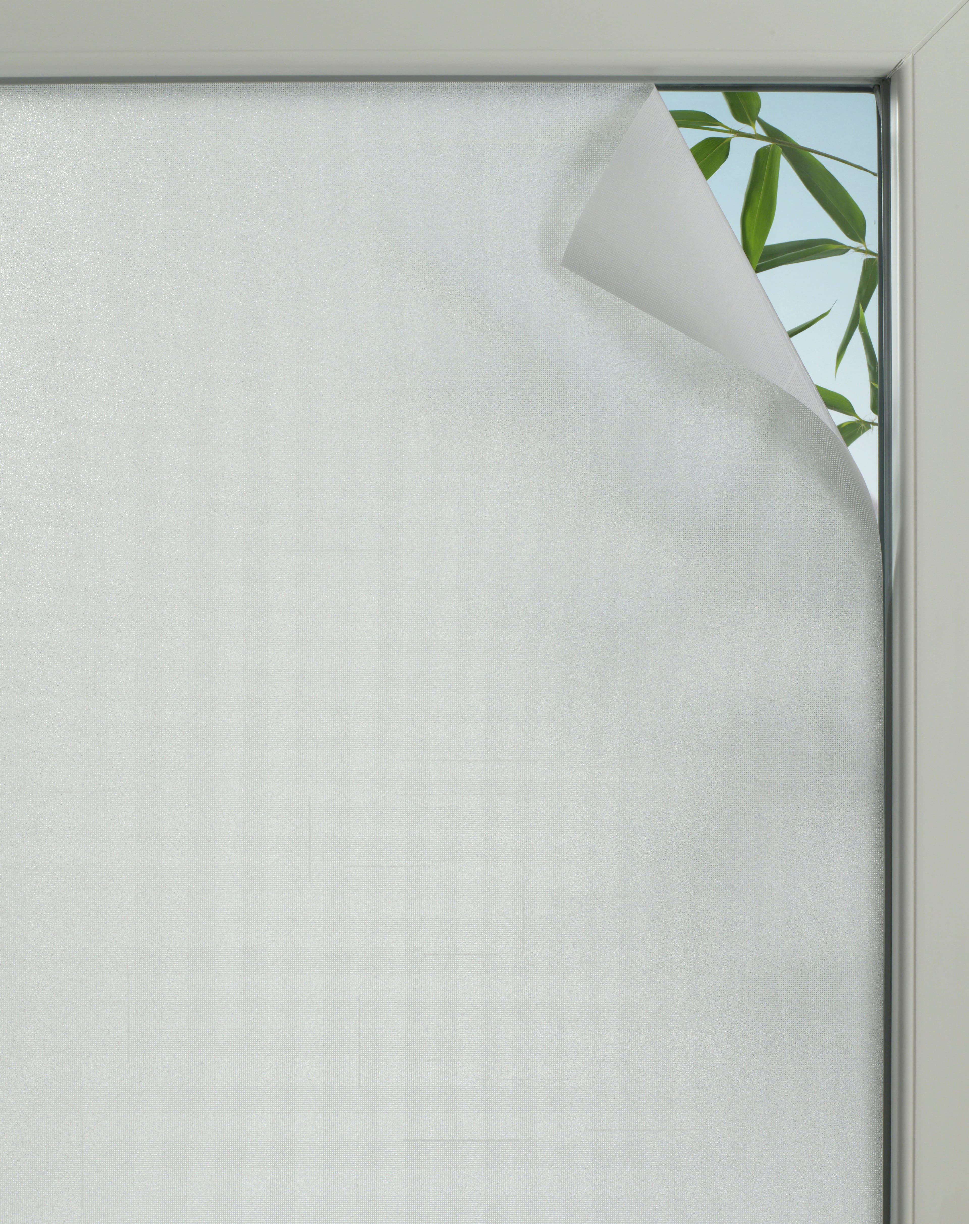 GARDINIA Fensterfolie Textile 75 | Weiß