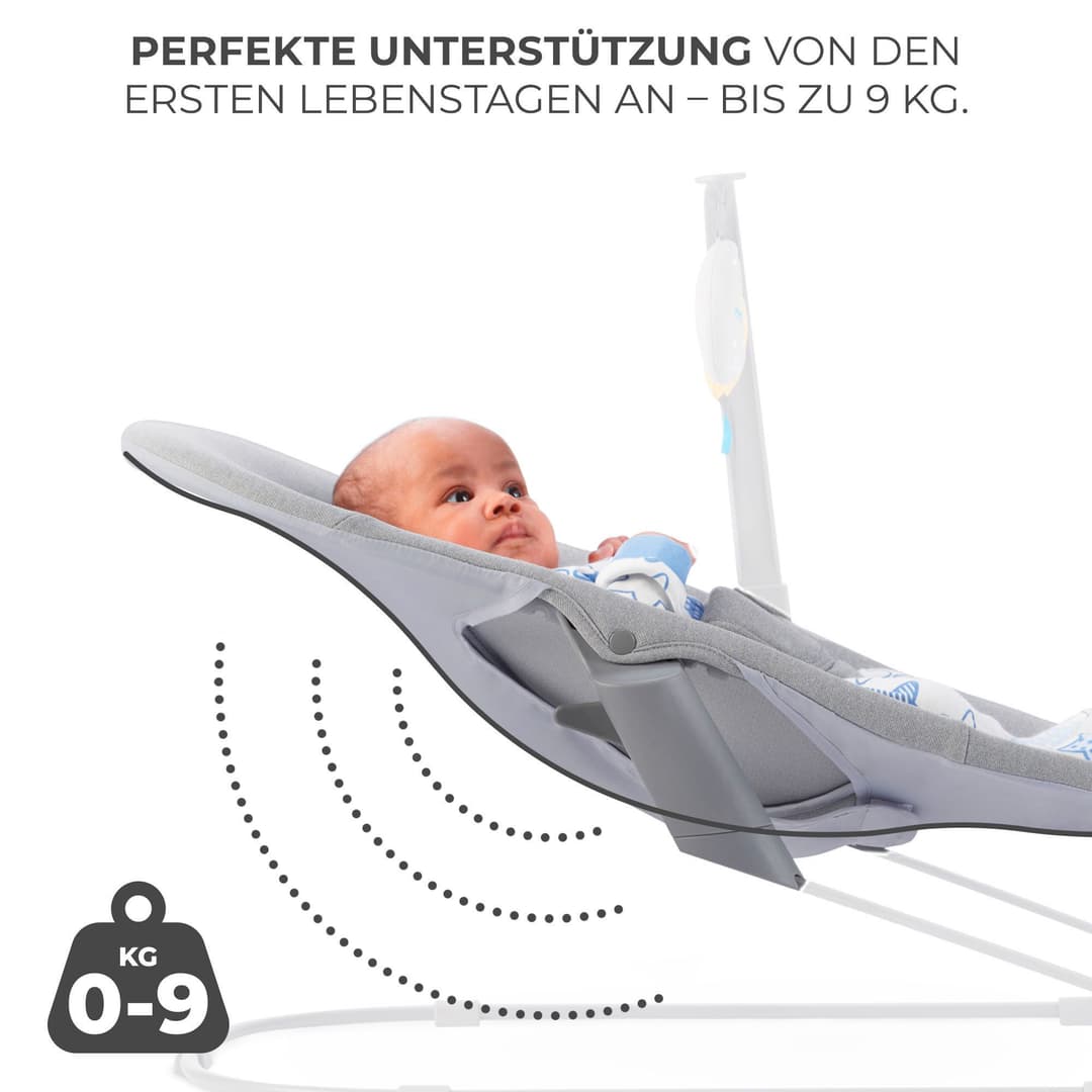 Kinderkraft Babywippe CALMEE | Grau