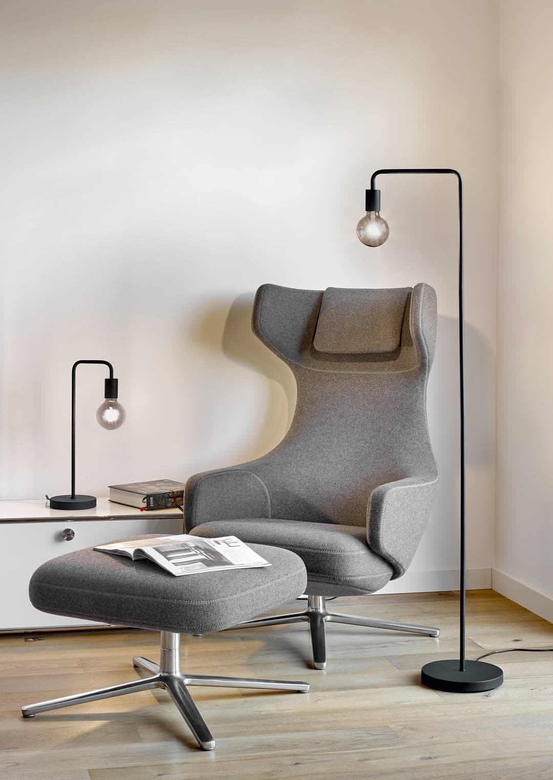 TRIO Leuchten Tischleuchte DIALLO | Schwarz