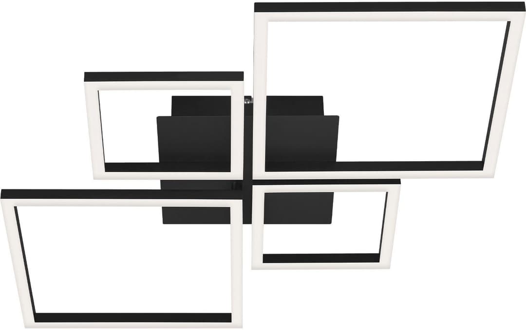 Briloner Leuchten LED Deckenleuchte FRAME 3128015 | Schwarz