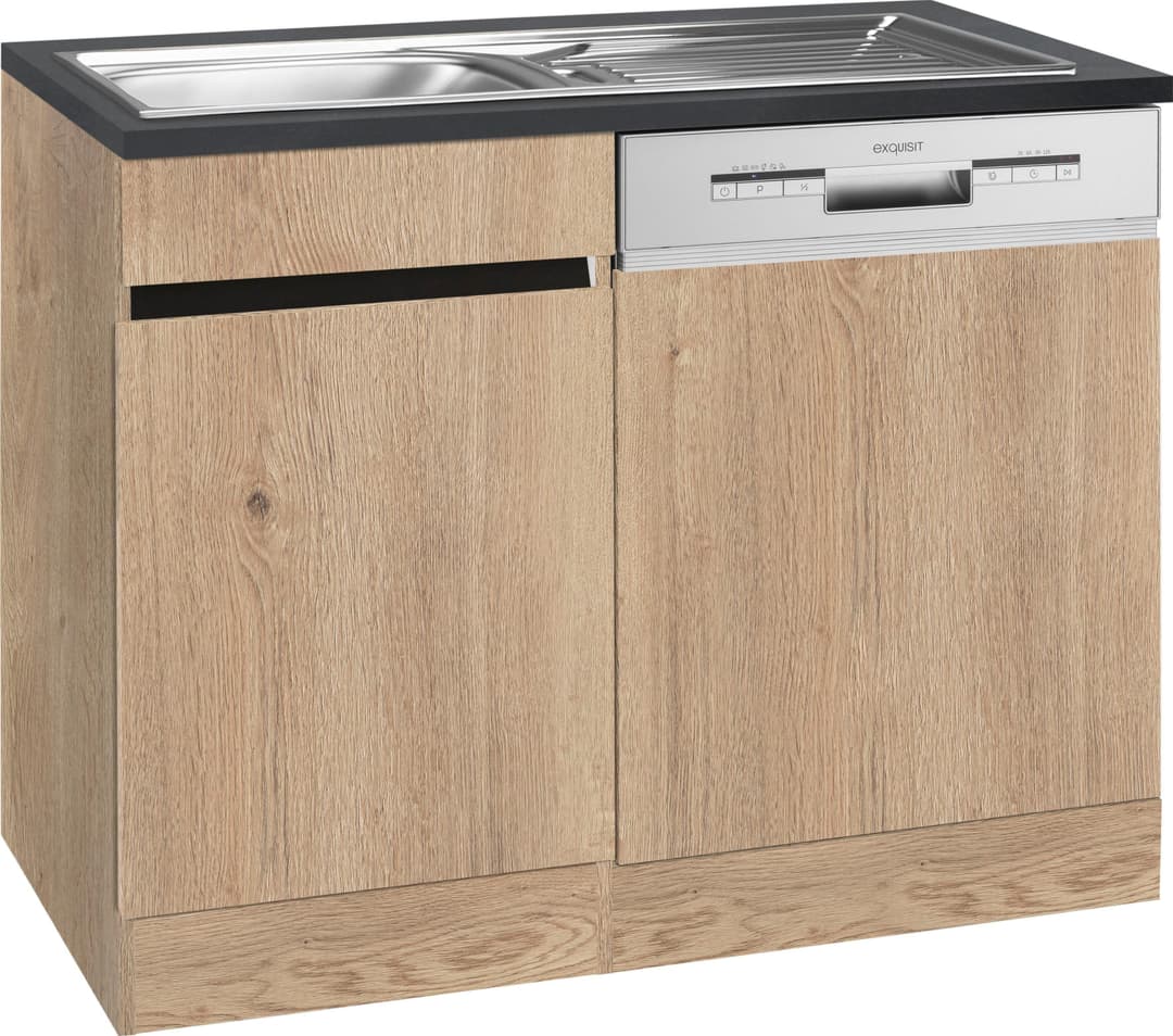 OPTIFIT Spülenschrank Roth | Holztöne