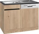 OPTIFIT Spülenschrank Roth | Holztöne