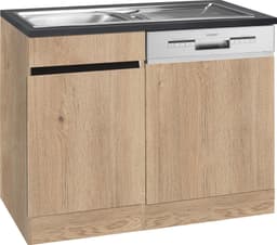 OPTIFIT Spülenschrank Roth | Holztöne