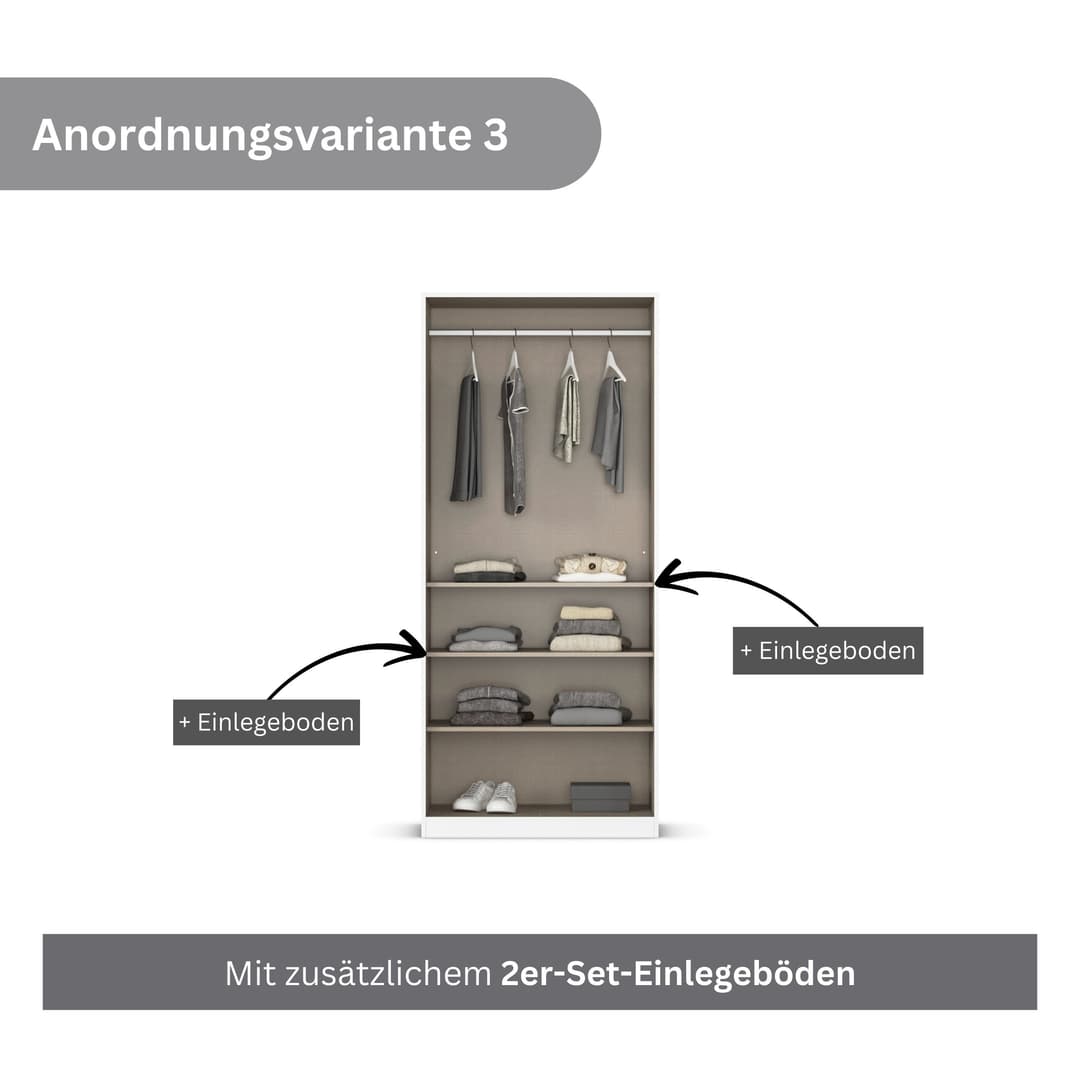OTTO home AGORDO Kleiderschrank | Weiß