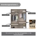 rauch Drehtürenschrank KOLUNA | Weiß 4