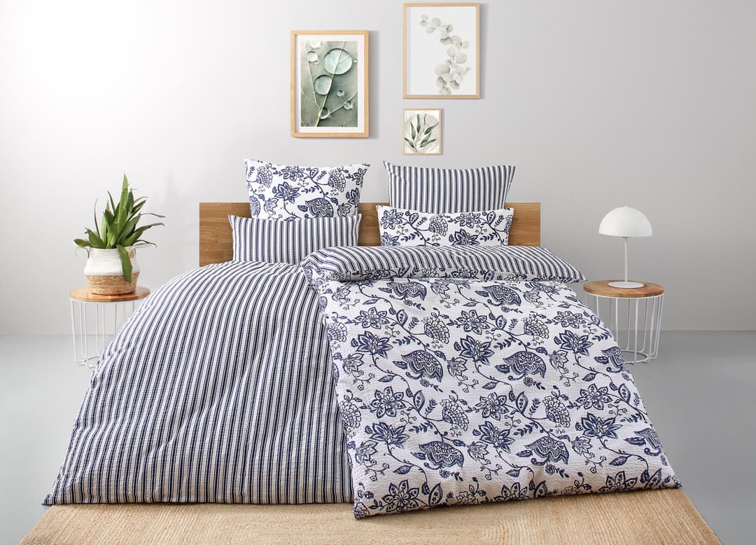 OTTO home Bettwäsche Nordby | Blau