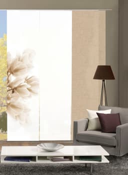 HOME WOHNIDEEN Schiebegardine KESSI 3er SET | Beige