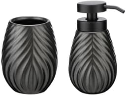 Wenko Idro Badaccessoire-Set Anthrazit | Grau