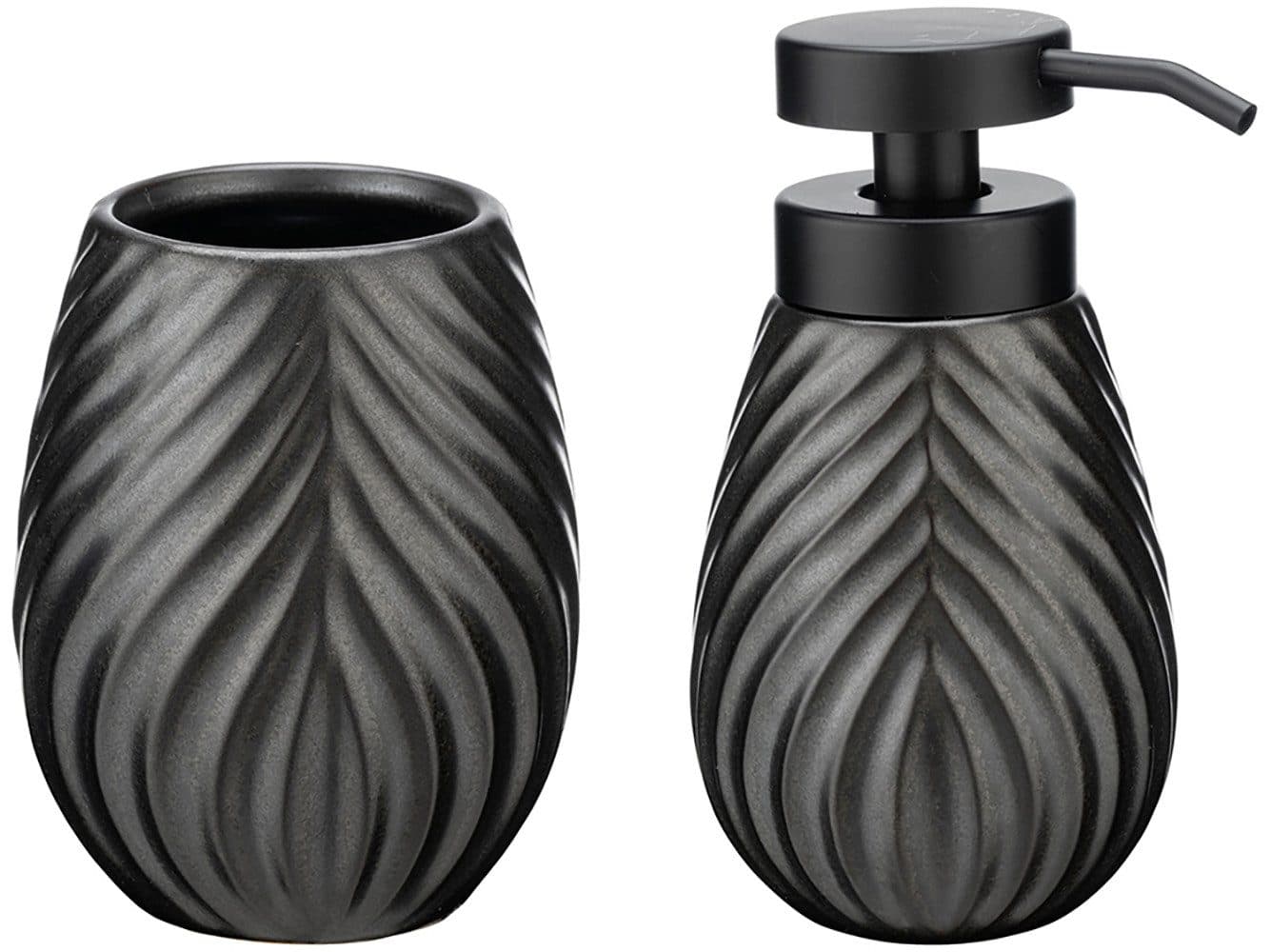 Wenko Idro Badaccessoire-Set Anthrazit | Grau