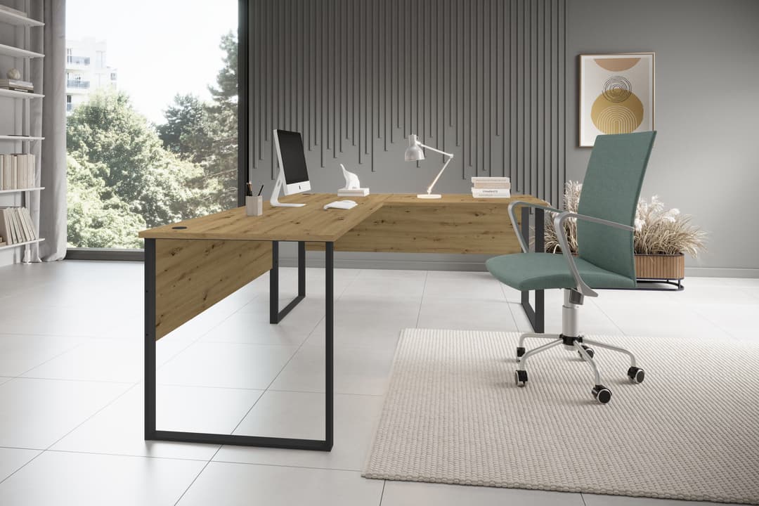 BEGA OFFICE Eckschreibtisch Amanda | Holztöne