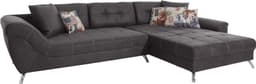 Jockenhöfer Gruppe Ecksofa San Francisco L-Form | Braun