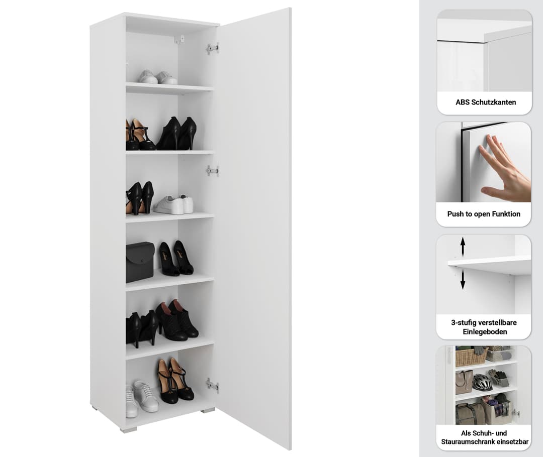OTTO home Schuhschrank Paris | Schwarz