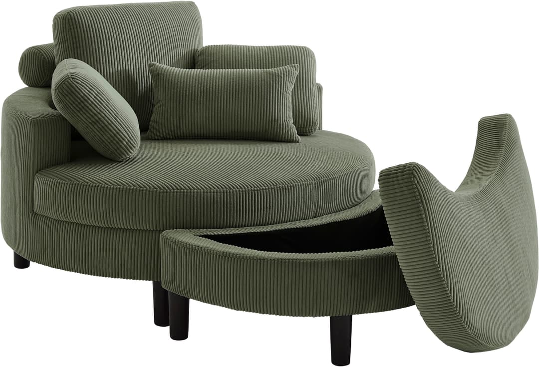 ATLANTIC home collection Loveseat Ravi | Grün