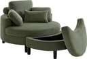 ATLANTIC home collection Loveseat Ravi | Grün 5