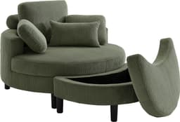 ATLANTIC home collection Loveseat Ravi | Grün