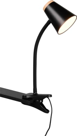 Reality Leuchten LED Klemmtischleuchte PONGO | Schwarz