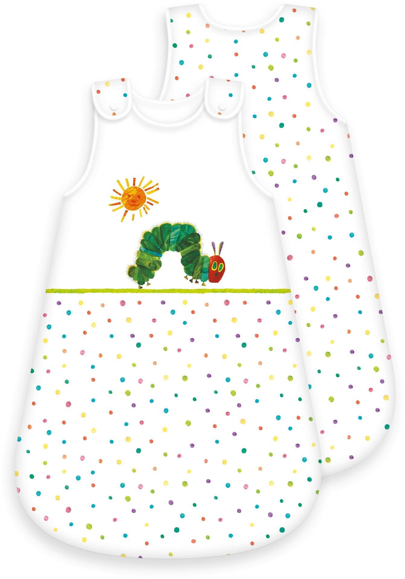 Die kleine Raupe Nimmersatt Babyschlafsack | Mehrfarbig