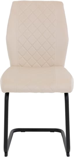 HELADALLAS Freischwinger Stuhl Set | Beige
