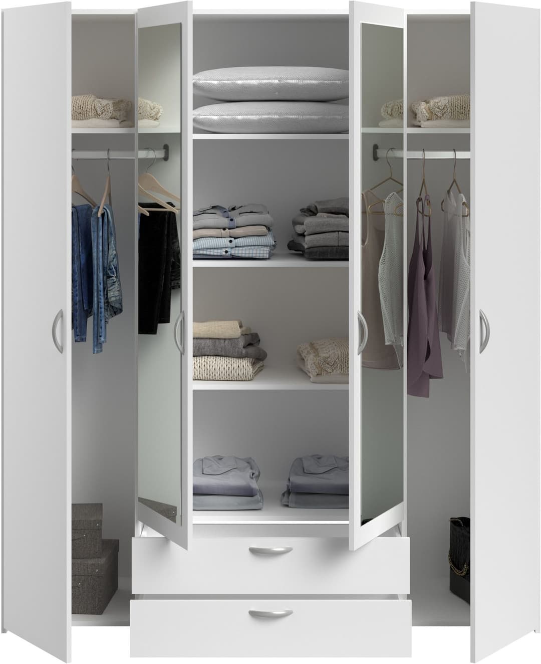 Parisot Kleiderschrank Daily | Weiß