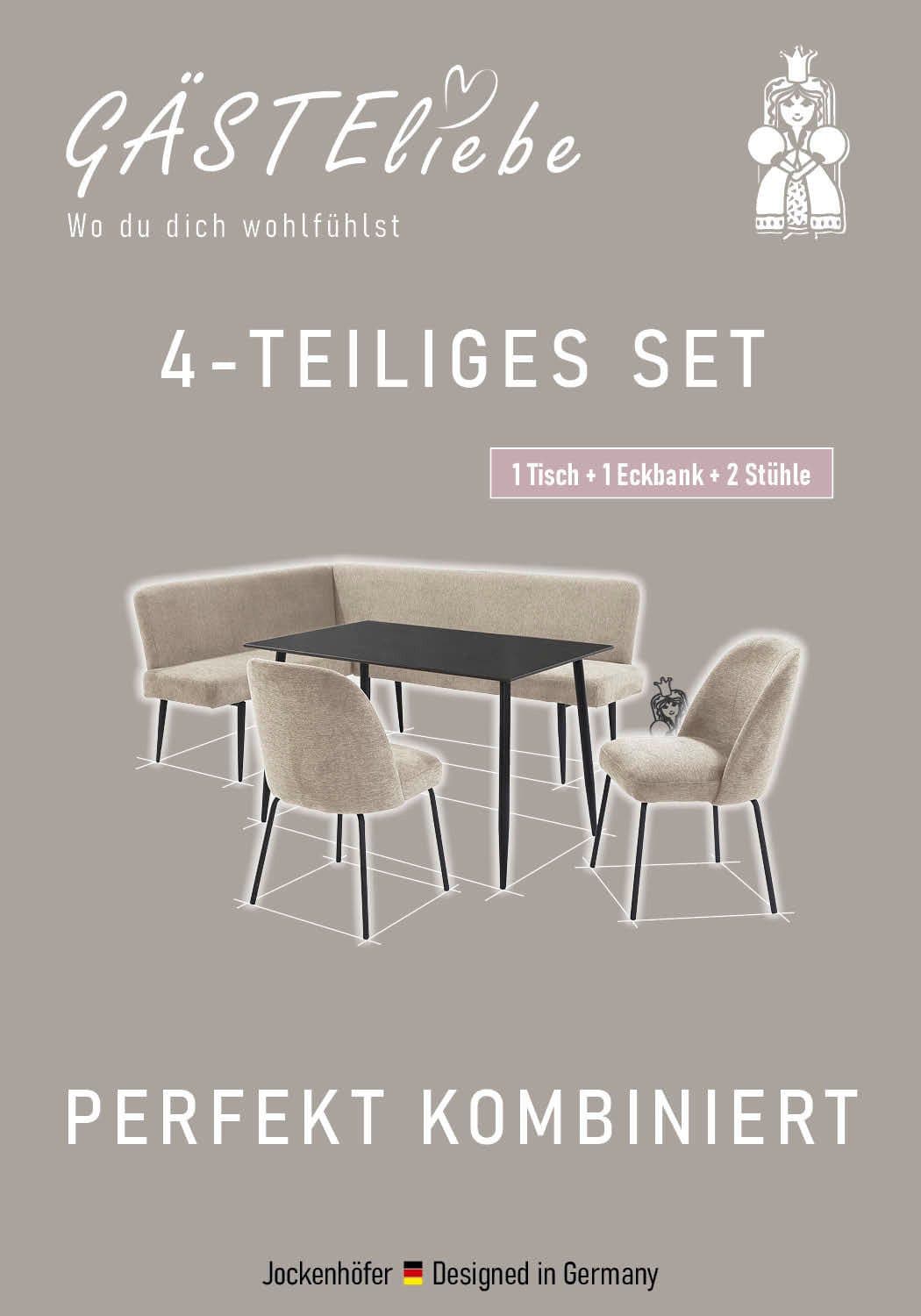 OTTO home Eckbankgruppe Melvin | Schwarz