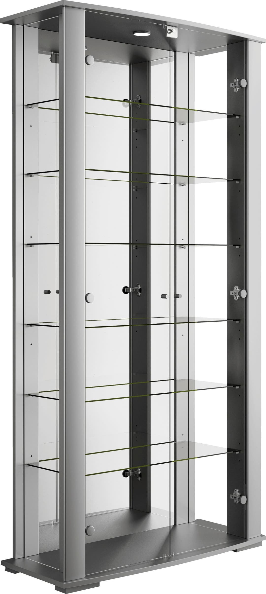 fif möbel Vitrine STELLA | Silber