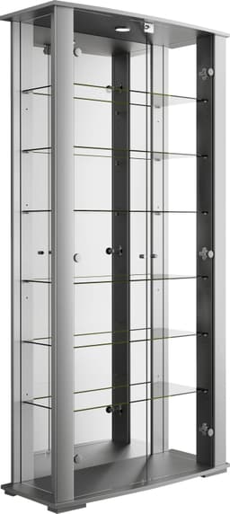 fif möbel Vitrine STELLA | Silber