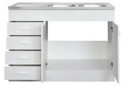 KOCHSTATION Spülenschrank KS-Elster | Weiß
