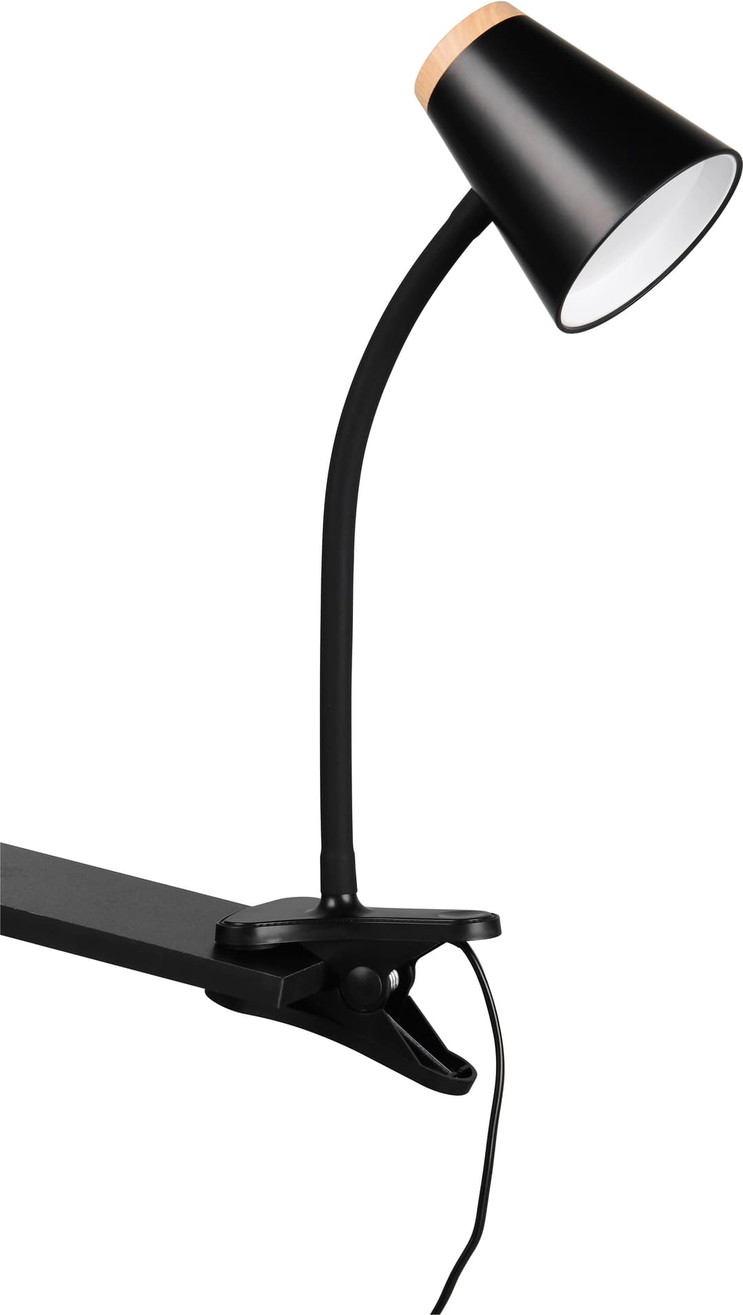 Reality Leuchten LED Klemmtischleuchte PONGO | Schwarz