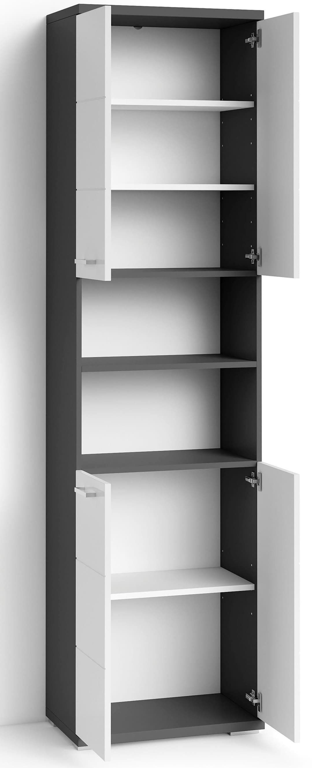 byLIVING Hochschrank Nebraska | Mehrfarbig