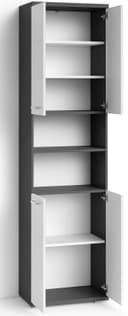 byLIVING Hochschrank Nebraska | Mehrfarbig 4