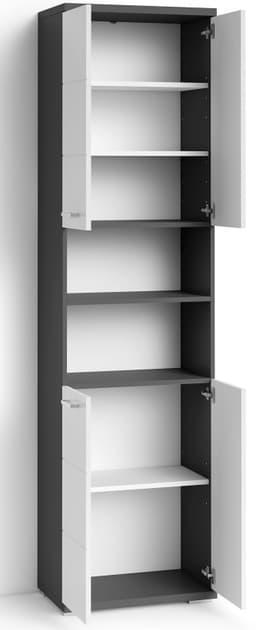 byLIVING Hochschrank Nebraska | Mehrfarbig