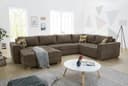 Jockenhöfer Gruppe Wohnlandschaft Brixen U-Form | Braun