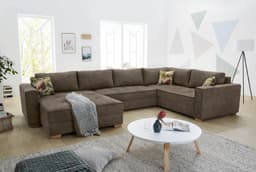 Jockenhöfer Gruppe Wohnlandschaft Brixen U-Form | Braun