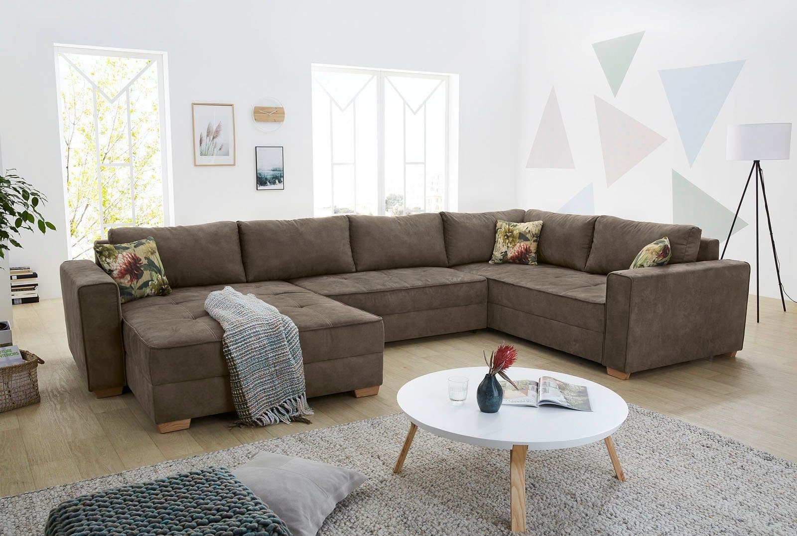 Jockenhöfer Gruppe Wohnlandschaft Brixen U-Form | Braun
