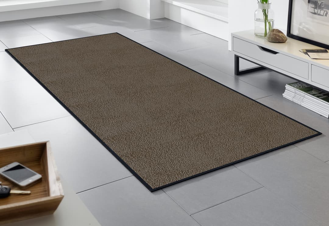 wash+dry by Kleen-Tex Fußmatte Original Uni | Braun