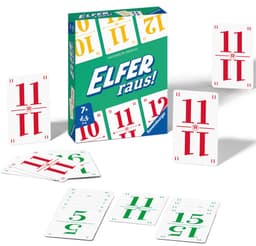 Ravensburger Elfer raus! Familienspiel | Mehrfarbig